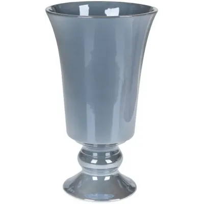 Ваза ceramic Кубок 26.5см, серый перламутр Bona DP67943