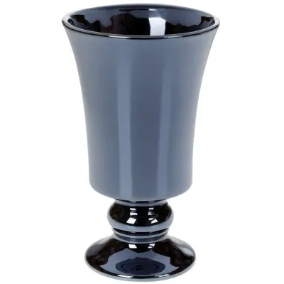 Ваза ceramic Кубок 20см, синій перламутр Bona DP67946