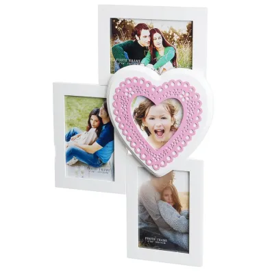 Декоративна фоторамка Pink heart 28*42 см Veronese AL78484