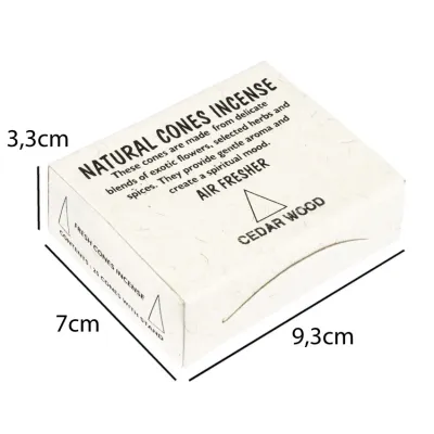 Пахощі Непальські Nagchampa BA Кедр Cedar + Підставка 7x9,3x3,3 см (26736)