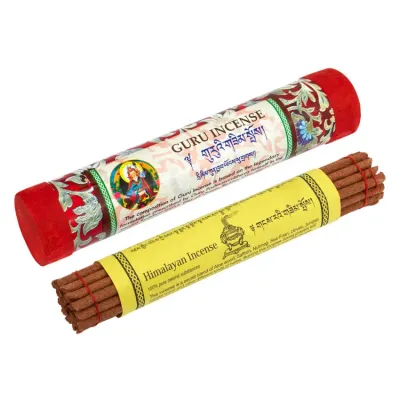 Пахощі Тибетські Himalayan Incense Гуру Рінпоче 20,3х4х4 см Червоний (26726)