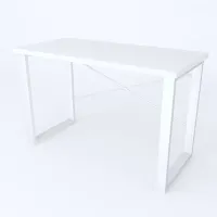 Письмовий стіл Ferrum-decor Драйв 750x1000x600 Білий метал ДСП Білий 32 мм (DRA141) Письмовий стіл Ferrum-decor Драйв 750x1000x600 Білий метал ДСП Білий 32 мм (DRA141)