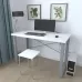 Письмовий стіл Ferrum-decor Драйв 750x1000x600 Сірий метал ДСП Білий 32 мм (DRA134) Письмовий стіл Ferrum-decor Драйв 750x1000x600 Сірий метал ДСП Білий 32 мм (DRA134)