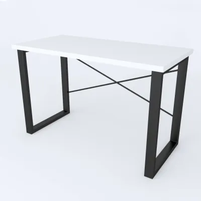 Письменный стол Ferrum-decor Драйв 750x1000x600 Черный металл ДСП Белый 32 мм (DRA127) Письменный стол Ferrum-decor Драйв 750x1000x600 Черный металл ДСП Белый 32 мм (DRA127)