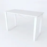 Письмовий стіл Ferrum-decor Драйв 750x1000x700 Білий метал ДСП Білий 16 мм (DRA078)