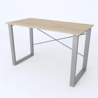 Письменный стол Ferrum-decor Драйв 750x1000x700 Серый металл ДСП Дуб Сонома 16 мм (DRA074)