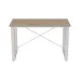 Письмовий стіл Ferrum-decor Драйв 750x1200x600 Білий метал ДСП Дуб Сан-Маріно 32 мм (DRA163)