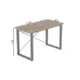 Письменный стол Ferrum-decor Драйв 750x1200x600 Серый металл ДСП Дуб Сан-Марино 32 мм (DRA156)