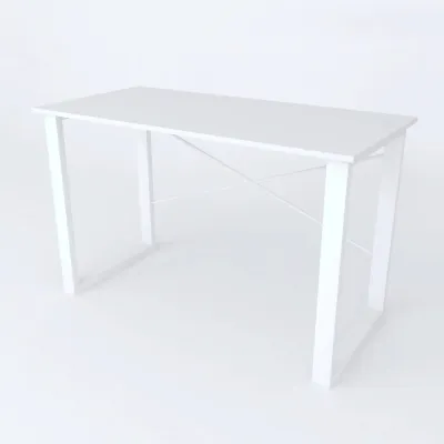 Письмовий стіл Ferrum-decor Драйв 750x1200x700 Білий метал ДСП Білий 16 мм (DRA099)