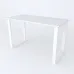 Письмовий стіл Ferrum-decor Драйв 750x1200x700 Білий метал ДСП Білий 16 мм (DRA099)
