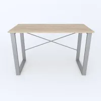 Письменный стол Ferrum-decor Драйв 750x1200x700 Серый металл ДСП Дуб Сонома 16 мм (DRA095)
