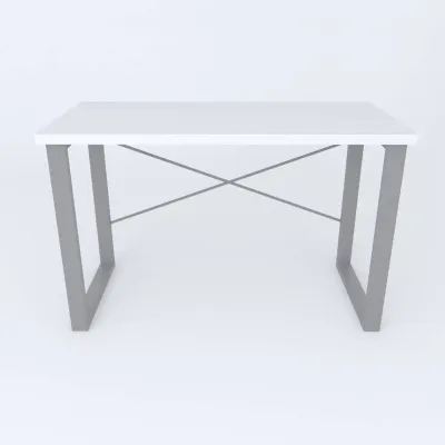 Письменный стол Ferrum-decor Драйв 750x1400x600 Серый металл ДСП Белый 32 мм (DRA176) Письменный стол Ferrum-decor Драйв 750x1400x600 Серый металл ДСП Белый 32 мм (DRA176)