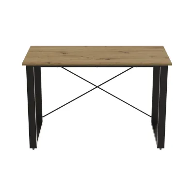 Письменный стол Ferrum-decor Драйв 750x1400x600 Черный металл ДСП Дуб Артизан 32 мм (DRA174)