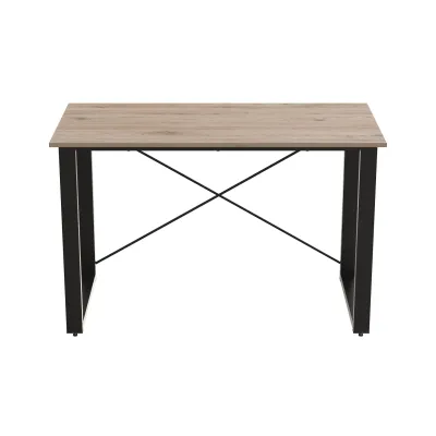 Письменный стол Ferrum-decor Драйв 750x1400x700 Черный металл ДСП Дуб Сан-Марино 16 мм (DRA107)
