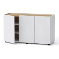 Комод Тумба 2 Компанит МГ 6 120х42х70 см Альба білий Комод Тумба 2 Компанит МГ 6 120х42х70 см Альба білий