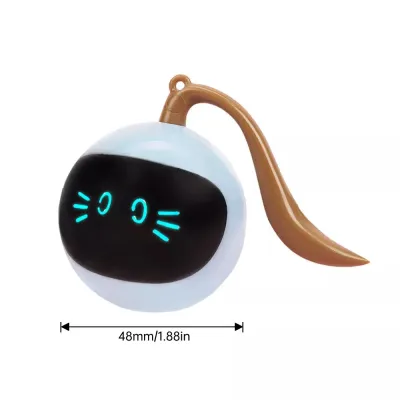 Іграшка для кішки Sundy CreZZzo USB smart м'яч-кулька з хаотичним рухом та підсвічуванням Іграшка для кішки Sundy CreZZzo USB smart м'яч-кулька з хаотичним рухом та підсвічуванням