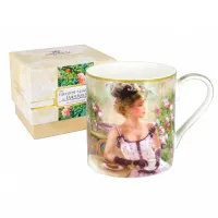 Фарфоровая кружка Carmani Днем за чашкой кофе ТSS32115
