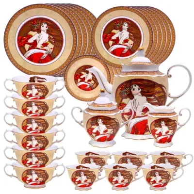 Чайный сервиз Carmani ТSS32284 Dance на 6 персон