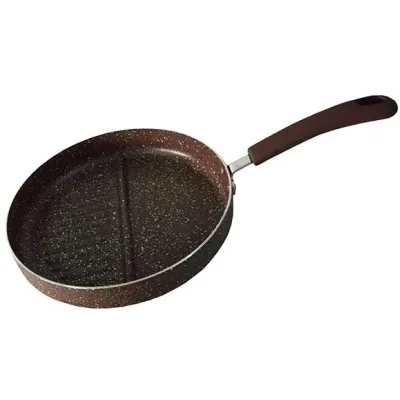 Сковородка-гриль Fissman Mosses Stone диаметр 26см с разделителем DP36045