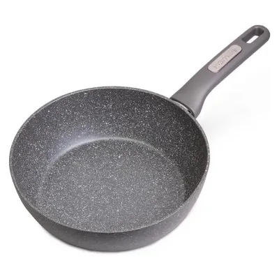Сковородка-сотейник Kamille Granite диаметр 24см с гранитным антипригарным покрытием DP36339