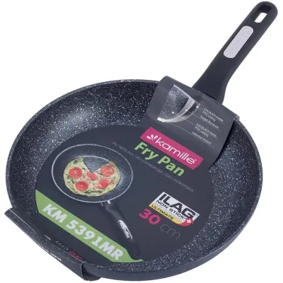 Сковородка Kamille Karelian диаметр 30см Induction с антипригарным покрытием ILAG Ultimate DP36409 Сковородка Kamille Karelian диаметр 30см Induction с антипригарным покрытием ILAG Ultimate DP36409