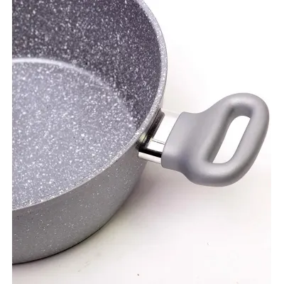 Кастрюля Kamille Grey Gotland 4л с гранитным антипригарным покрытием DP36555