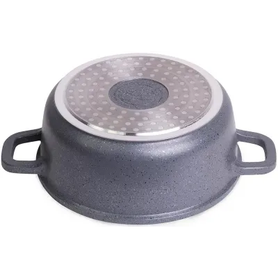 Кастрюля Kamille Landes Grey 6.5л с литыми алюминиевыми ручками DP36560