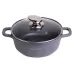 Кастрюля Kamille Landes Grey 6.5л с литыми алюминиевыми ручками DP36560