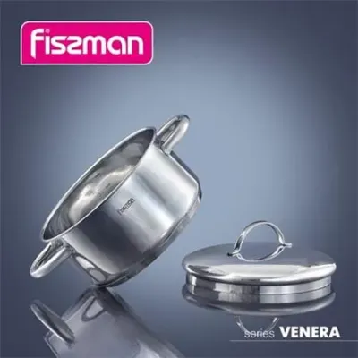 Кастрюля Fissman Venera 5,4л Induction со стальной крышкой DP36619 Кастрюля Fissman Venera 5,4л Induction со стальной крышкой DP36619