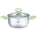 Кастрюля Fissman Janet 6.1л из нержавеющей стали с индукционным дном DP36670