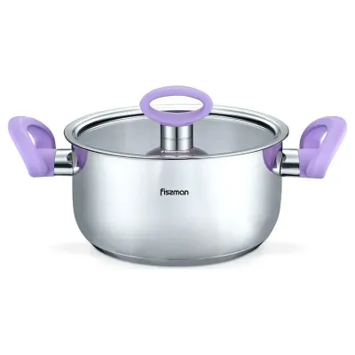 Кастрюля Fissman Veronica 3.1л с бакелитовыми ручками DP36671