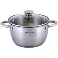 Кастрюля Gladys 5л из нержавеющей стали, с мерной шкалой DP36695 Kamille