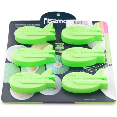 Форма Fissman для выпечки Зеленый Самолет силиконовая 22х20см 6 ячеек DP37240 Форма Fissman для выпечки Зеленый Самолет силиконовая 22х20см 6 ячеек DP37240