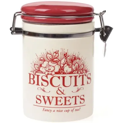 Банка Bona керамическая Английский Шиповник BISCUITS 700 мл с металлической затяжкой DP37781 Банка Bona керамическая Английский Шиповник BISCUITS 700 мл с металлической затяжкой DP37781