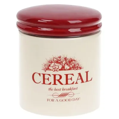Банка Bona керамическая Английский Шиповник CEREAL 12.3х10.2х12см DP37806 Банка Bona керамическая Английский Шиповник CEREAL 12.3х10.2х12см DP37806