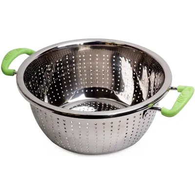 Дуршлаг Wiltze диаметр 24см с силиконовыми ручками Kamille DP38369