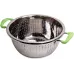 Дуршлаг Wiltze диаметр 24см с силиконовыми ручками Kamille DP38369