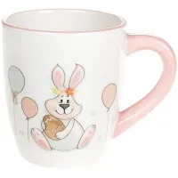 Чашка ceramic Bona Веселый кролик 360 мл DP39629 Чашка ceramic Bona Веселый кролик 360 мл DP39629