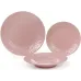 Набор Bona 6 суповых тарелок Leeds Ceramics диаметр 23см каменная керамика Розовые DP40079 Набор Bona 6 суповых тарелок Leeds Ceramics диаметр 23см каменная керамика Розовые DP40079