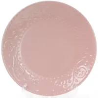 Набор Bona 6 обеденных тарелок Leeds Ceramics диаметр 27.5см каменная керамика Розовые DP40081