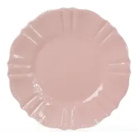 Набор Bona 6 десертных тарелок Leeds Ceramics SUN диаметр 20см каменная керамика Розовые DP40087
