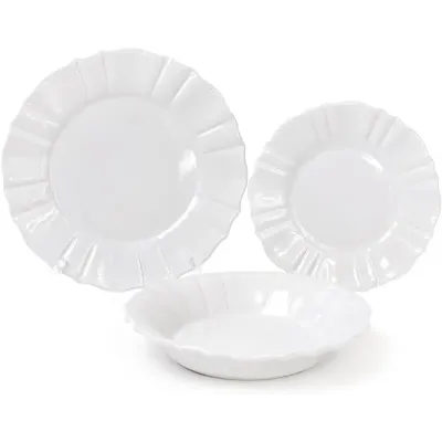 Набор Bona 6 глубоких тарелок Leeds Ceramics SUN диаметр 23см каменная керамика Белые DP40161 Набор Bona 6 глубоких тарелок Leeds Ceramics SUN диаметр 23см каменная керамика Белые DP40161