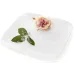 Набор Bona 2 фарфоровые подставные тарелки Rose 30x30см Белый фарфор DP40184