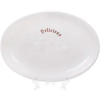 Блюдо Bona сервировочное Ceramic Тоскана Family DELICIOUS 37х27см с объемным рисунком DP40965 Блюдо Bona сервировочное Ceramic Тоскана Family DELICIOUS 37х27см с объемным рисунком DP40965