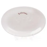 Блюдо Bona сервировочное Ceramic Тоскана Family DELICIOUS 33х22см с объемным рисунком DP40966