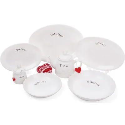 Блюдо Bona сервировочное керамическое Family Delicious 27х19 см с объемным рисунком DP40967 Блюдо Bona сервировочное керамическое Family Delicious 27х19 см с объемным рисунком DP40967