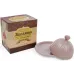 Масленка ceramic Артемида круглая диаметр 14 см бежевая Bona DP41349