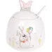Сахарница ceramic Веселый кролик с шариками с керамической ложкой Bona DP41414
