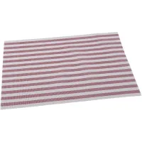 Коврик сервировочный Vinyl Rug 30х45 см винил красная полоса Renberg DP41576