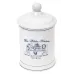Емкость Bona LE BAIN Silver диаметр 10.5х18.5 см для средств гигиены фарфор DP43448